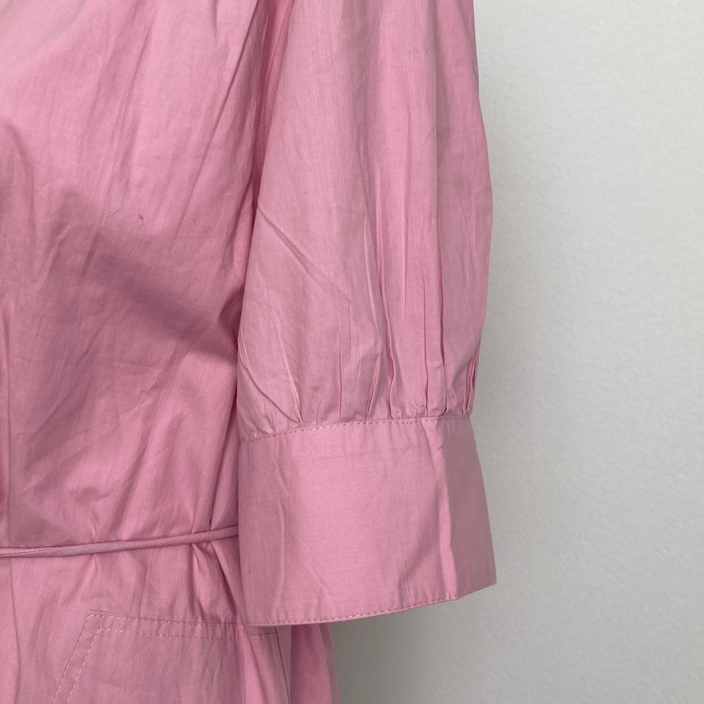 Lilla P Shirred Sleeve Shirt Dress in Pink Color - Belt included - Picture 7 of 10